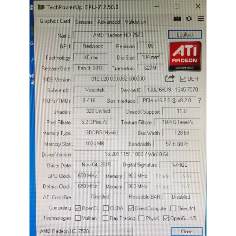 Card VGA HD 7570 D5 mới 100% full cổng chiến Game LoL Fifa CF MU Audition valorant giả lập free fire liên quân