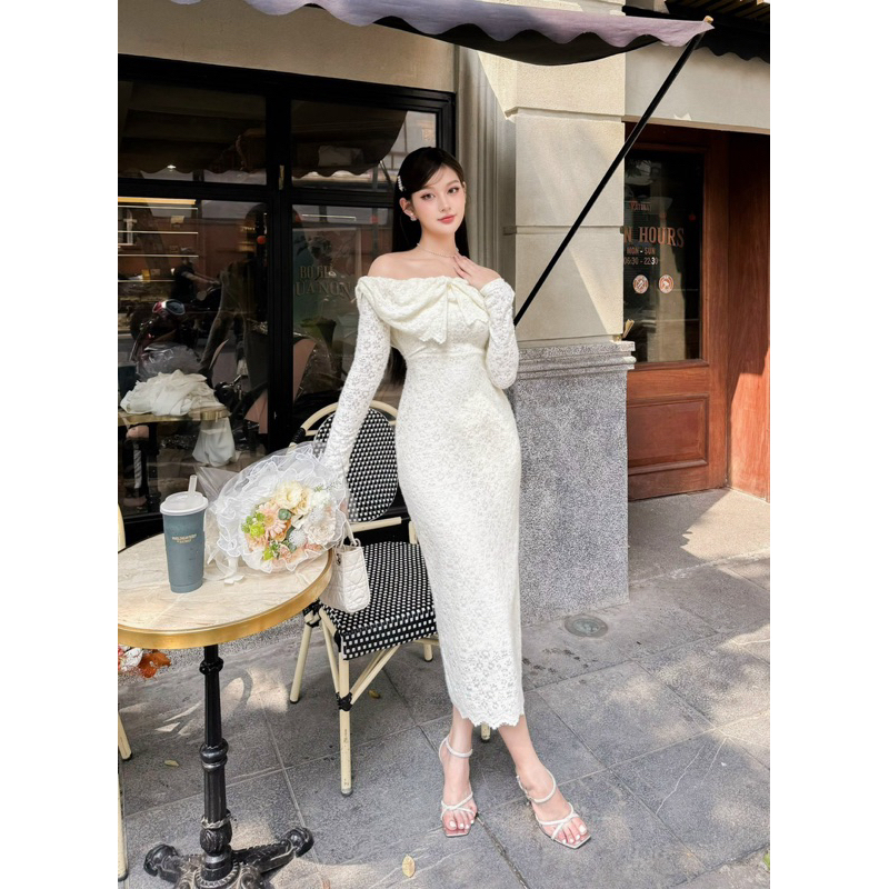 ĐẦM BẸT VAI TAY DÀI - C05259