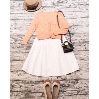 KHOÁC LEN CARDIGAN GÂN CỔ V