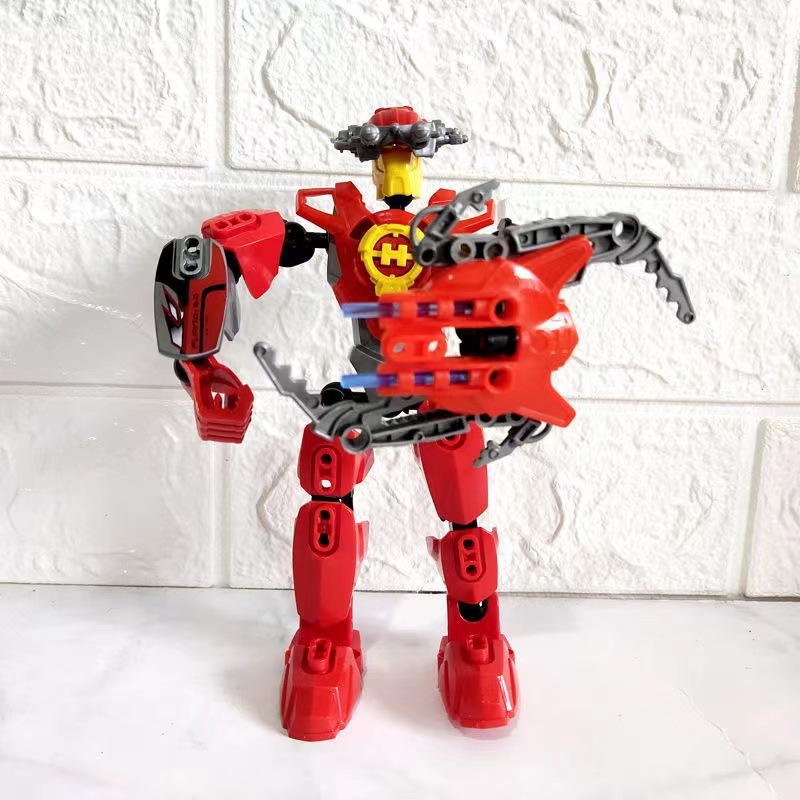 Lắp ráp Decool Chiến binh Hero Factory 2.0 combo Evo + Furno