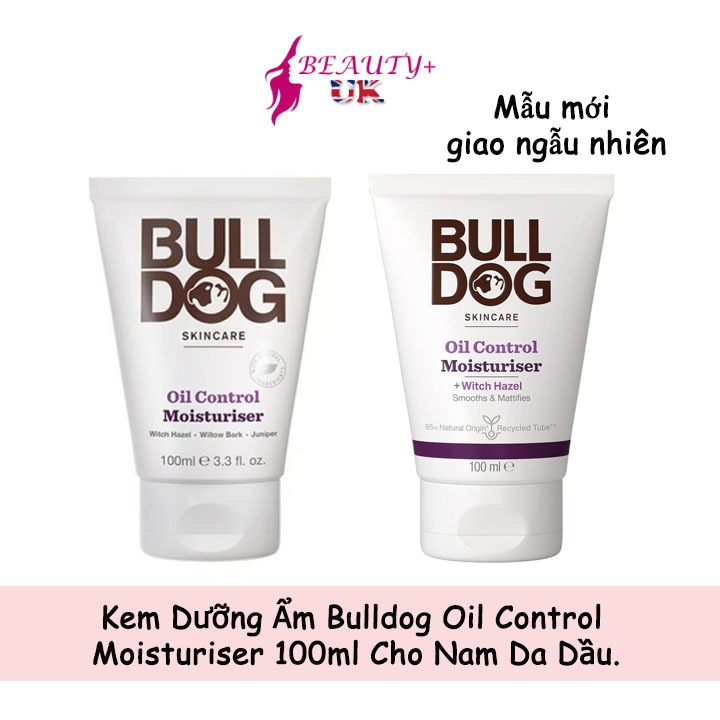 Kem Dưỡng Ẩm Bulldog Oil Control Moisturiser 100ml Cho Nam Da Dầu
