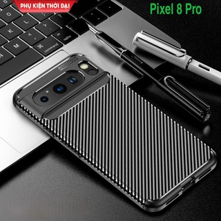 Ốp lưng Google Pixel 8 Pro chống sốc vân rằn ri hiệu Auto Focus siêu bền chống mồ hôi vân tay