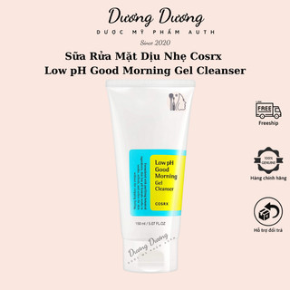 Sữa rửa mặt Cosrx Low pH Good Morning Gel Cleanser dịu nhẹ, sạch mụn 150ml