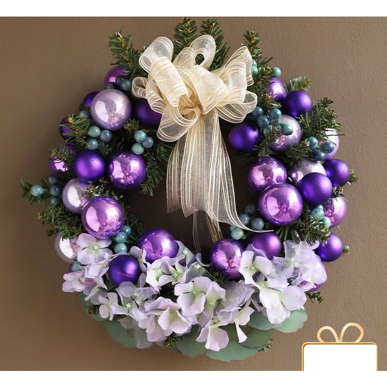 TẶNG ĐÈN - Vòng Hoa Noel, Vòng Nguyệt Quế Trang Trí Giáng Sinh Nhiều mẫu TN002