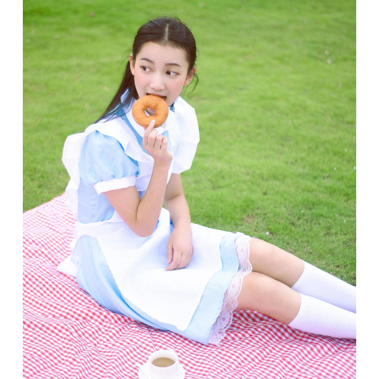 Maid Bộ COSPLAY Alice Ở Xứ Sở Thần Tiên Siêu Dễ Thương  Trang Phục hóa trang Anime .