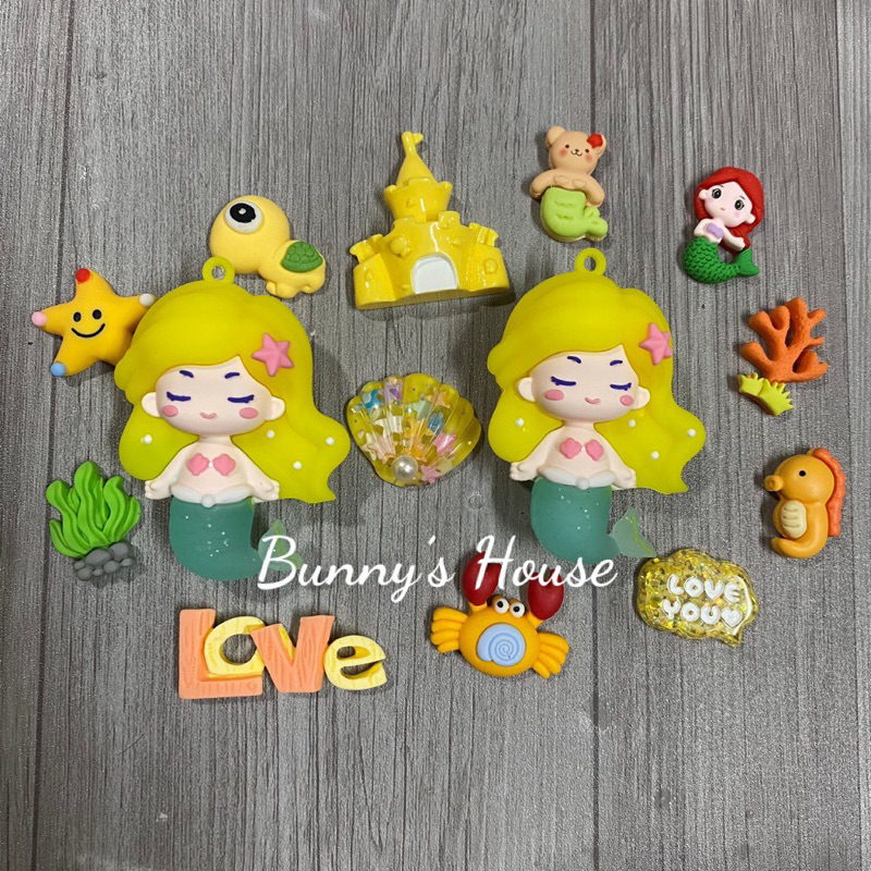 SET CHARM NÀNG TIÊN CÁ TRANG TRÍ DÉP SỤC