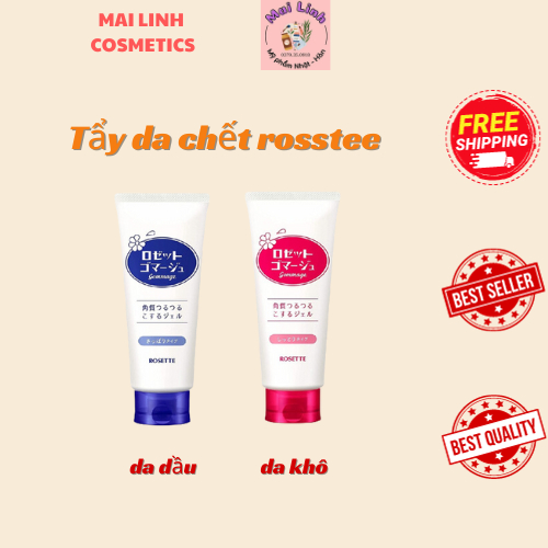 Tẩy da chết rosette nhật bản