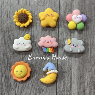 Jibit, sticker, charm mùa hè trang trí dép sục, dép cross