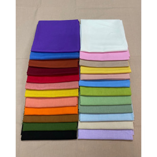 Vải thêu linen/ vải may nhiều màu (khổ 1m4)