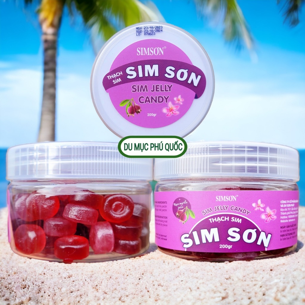 MỨT THẠCH SIM PHÚ QUỐC - Hộp 200g