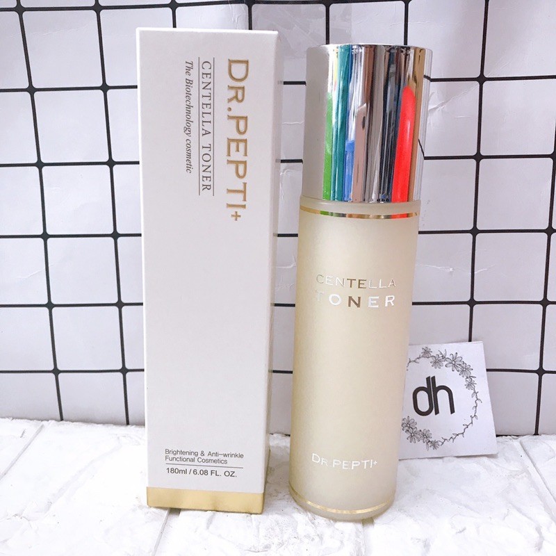 Nước Hoa Hồng Se Khít Lỗ Chân Lông, Phục Hồi Tế Bào Da Dr.Pepti Centella Toner 180ml