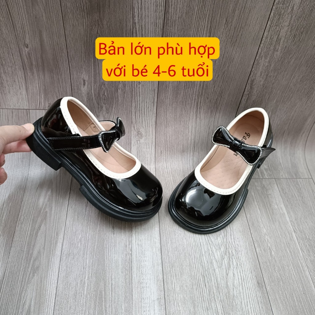 Giày bé gái, giày búp bê bé gái hàng Quảng Châu cao cấp đi ôm chân sang đế mềm mẫu mới 2023 8811/209