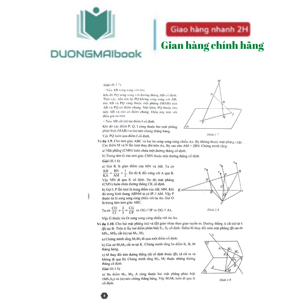 Sách - Bài tập nâng cao và một số chuyên đề Toán 11 - Hình học - Trần Văn Tấn