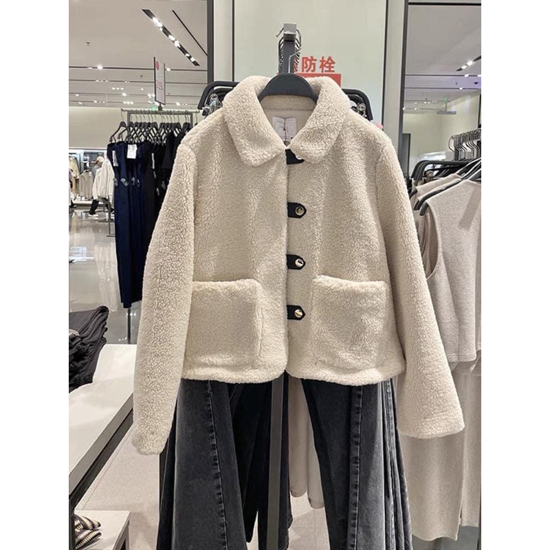 Áo Khoác Lông Cừu Dày Dặn QC