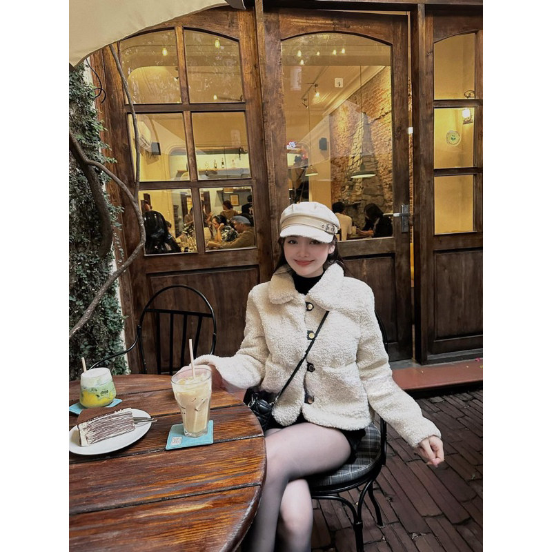 Áo Khoác Lông Cừu Dày Dặn QC