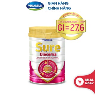 Sữa dành cho người tiểu đường Sure Diecerna hộp 900g - Sữa bột Vinamilk giúp kiểm soát đường huyết hiệu quả.