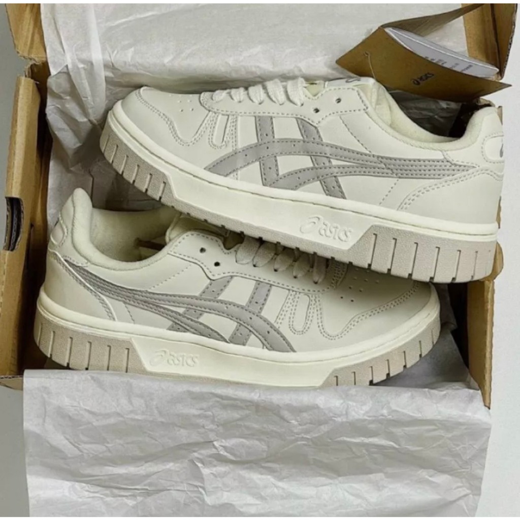 Giày thể thao Asics Court MZ Cream Black Gum - Giày nam nữ bản cao cấp - Đơn giản đễ phối đồ