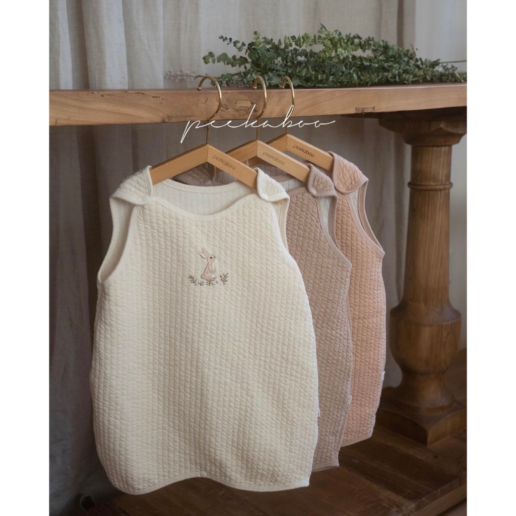 |PEEKABOO| TÚI NGỦ THỎ THÊU