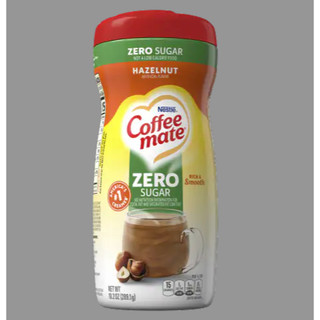 BỘT KEM SỮA KHÔNG ĐƯỜNG VỊ HAZELNUT Coffee Mate Sugar Free Powder Coffee Creamer 289g (10.2oz)