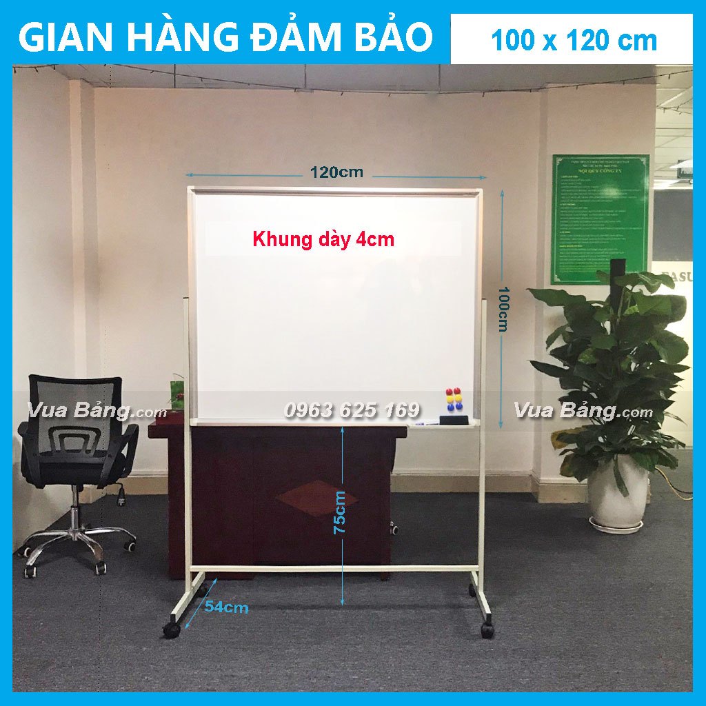 Bảng Từ Trắng Di Động Có Chân Viết Bút Lông