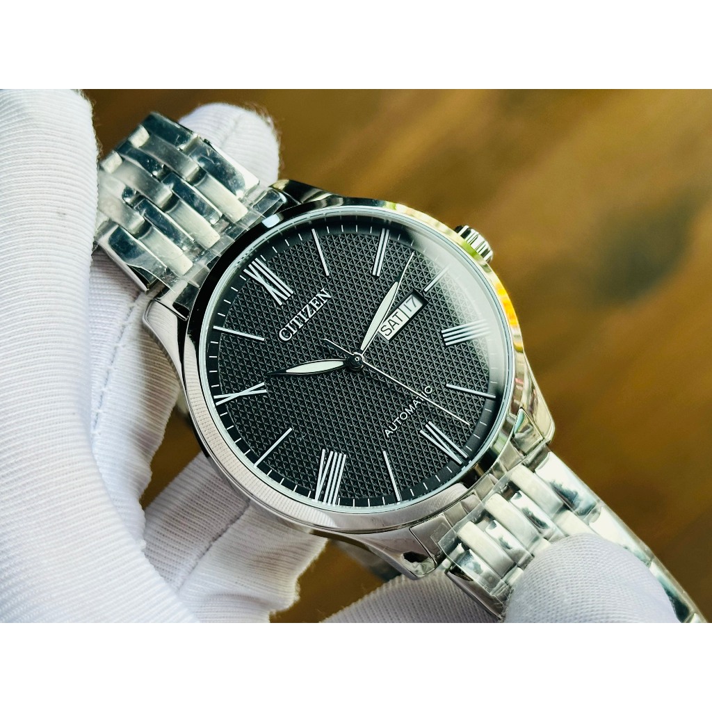 Đồng hồ nam dây thép Citizen Automatic NH8350 59E