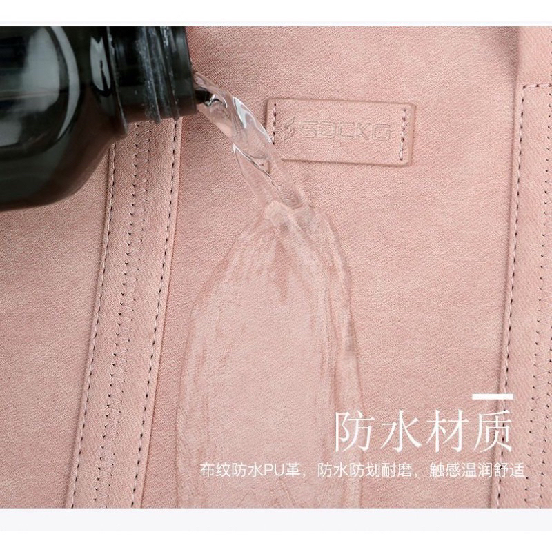 Túi xách đựng laptop SOCKO có khoá kéo trước nhiều ngăn tiện lợi chống nước chống sốc