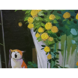 Mèo Con (Mẫu 1) - Tranh Sơn Dầu Vẽ Tay 40x50cm