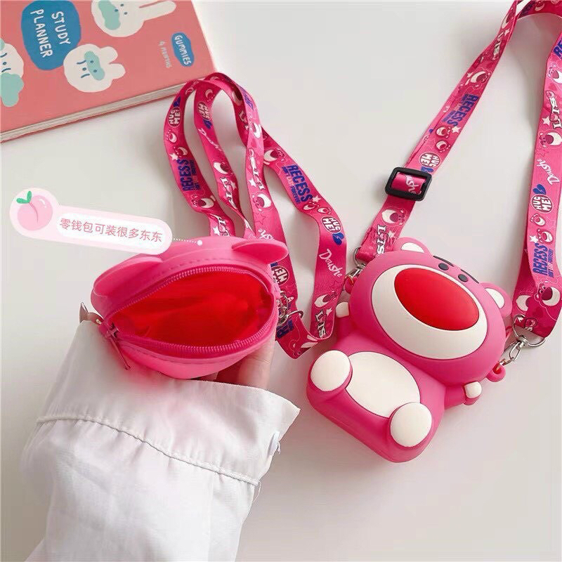 Túi gấu dâu cho bé