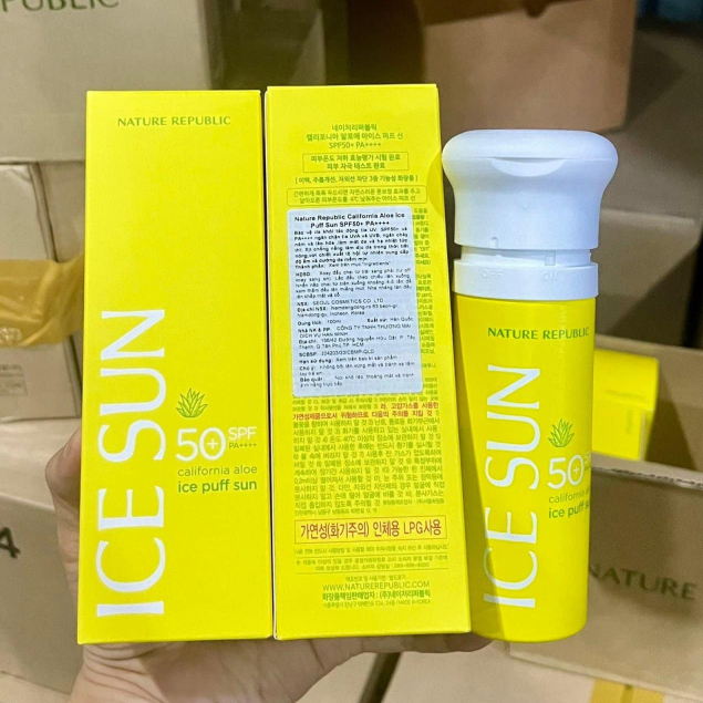 Kem Chống Nắng Ice Sun Nature Republic SPF 50 PA+++