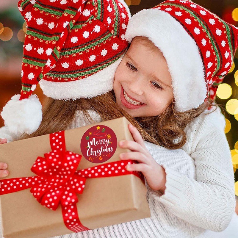 Sticker cuộn noel giáng sinh 500 chiếc