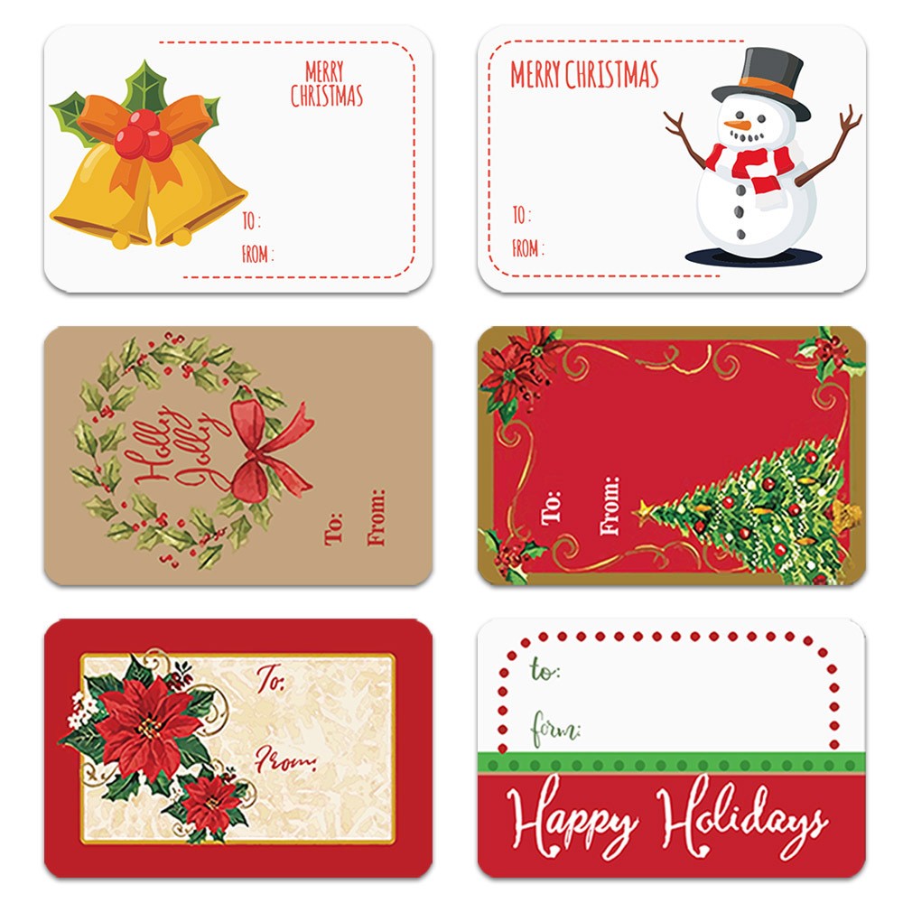 Sticker cuộn noel giáng sinh 500 chiếc