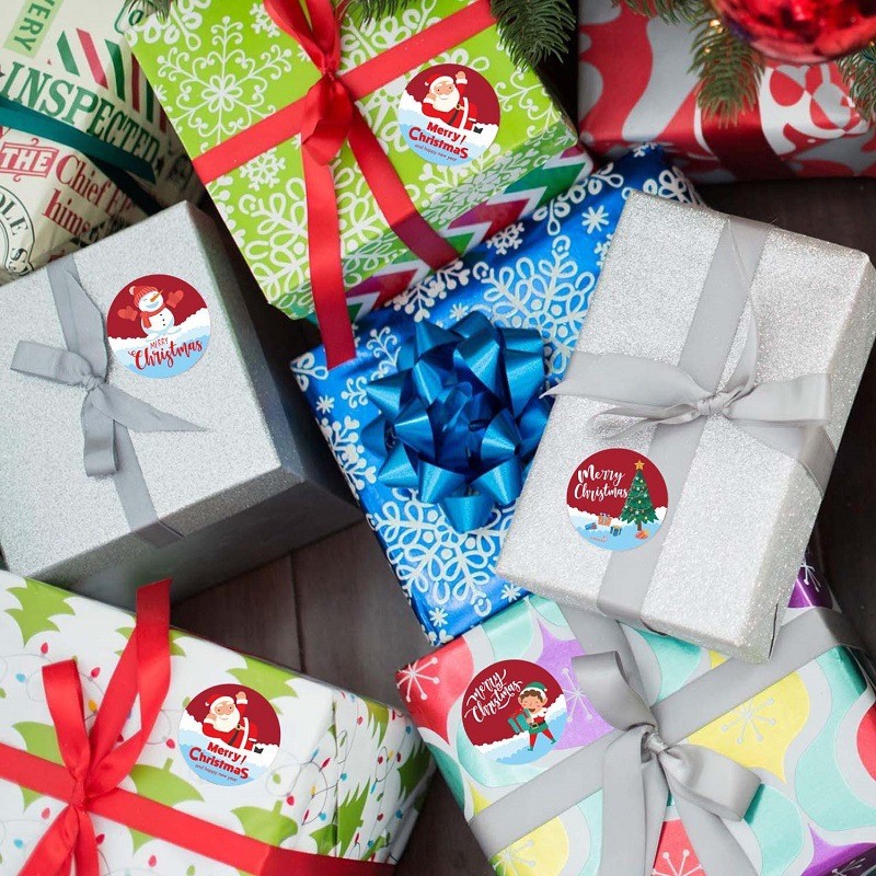 Sticker cuộn noel giáng sinh 500 chiếc