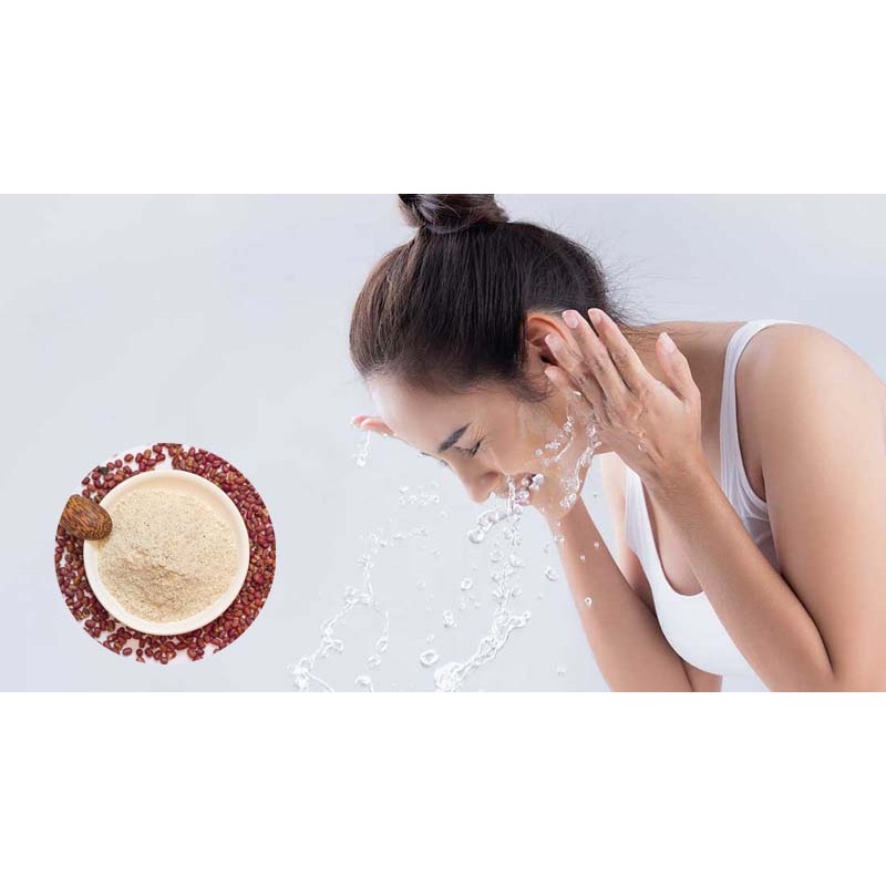 Bột đậu đỏ nguyên chất - giảm mụn trắng da giảm nhờn