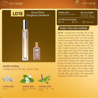 Tinh dầu nước hoa nữ gu-cci flora . 12ml ld perfume oil . sang trọng nữ tính tinh tế . perfume edp . nước hoa thơm lâu