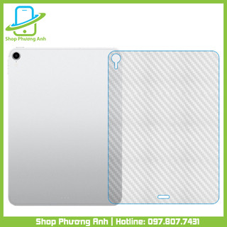 Miếng dán vân carbon mặt sau cho iPad Pro 11', Air 1/2/3/4, Mini 1/2/3/4/5/6, Gen 2/3/4/5/6/7/8/9/10