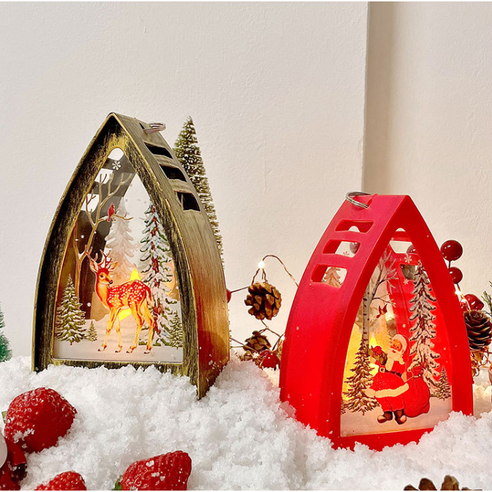 Đèn trang trí xinh bóng led chủ đề Noel nhiều hình cute độc đáo, đèn led decor phòng dễ thương,  Quà tặng Xmas ý nghĩa