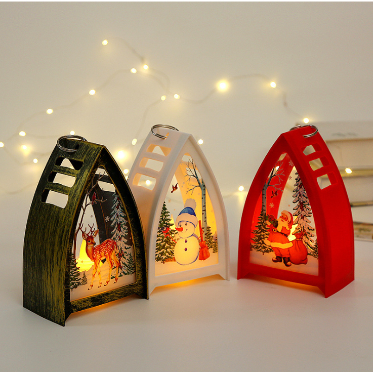 Đèn trang trí xinh bóng led chủ đề Noel nhiều hình cute độc đáo, đèn led decor phòng dễ thương,  Quà tặng Xmas ý nghĩa