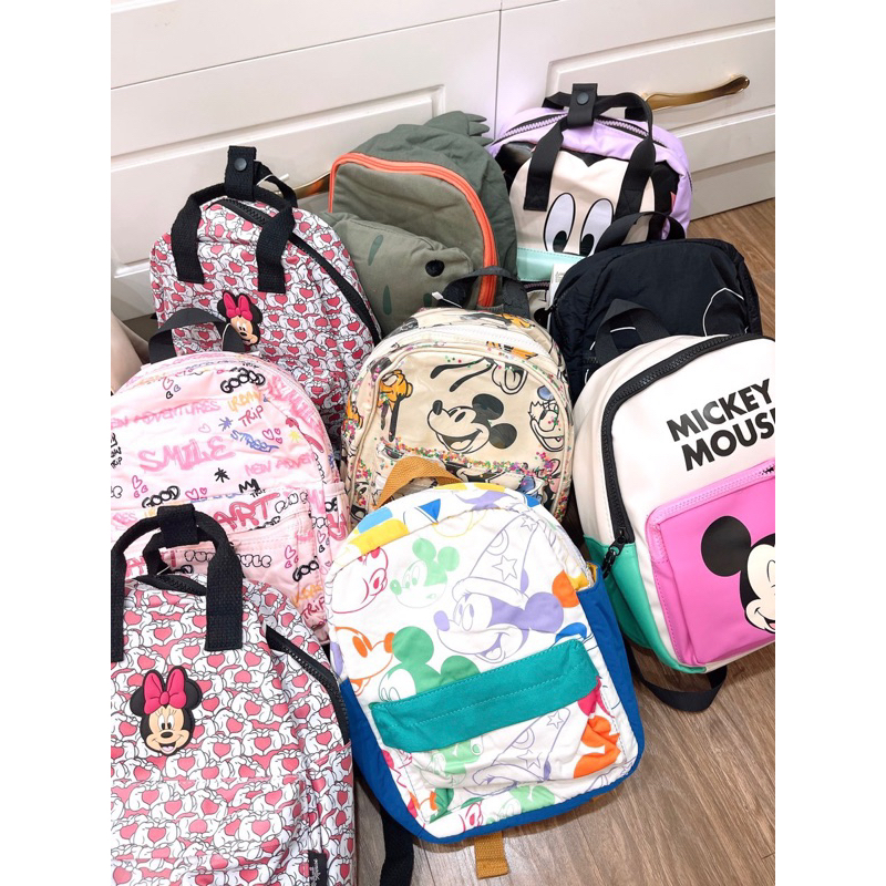 Balo Zara HM Túi Xách Cho Bé Trai, Bé Gái Đeo Đi Mầm Non Mẫu Giáo Nhà Trẻ Đi chơi.