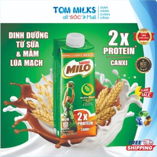 Combo mua 1 thùng milo nắp vặn 210ml tặng ngay 1 áo khoác gió