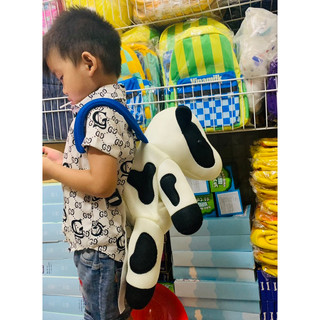 [Siêu xinh]Balo bò sữa siêu dễ thương
