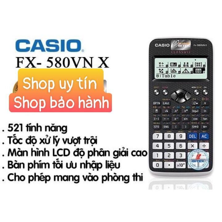 Máy tính.Máy tính Casio.máy tính cầm tay,máy tính mini FX 580VN X giá siêu tốt Máy Tính Casio FX-580VN X.