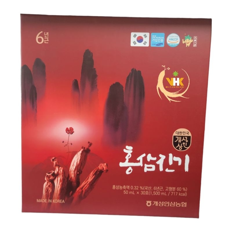 NƯỚC HỒNG SÂM NÚI CHINKI HÀN QUỐC DATE 2026 (hộp 30 góix50ml)
