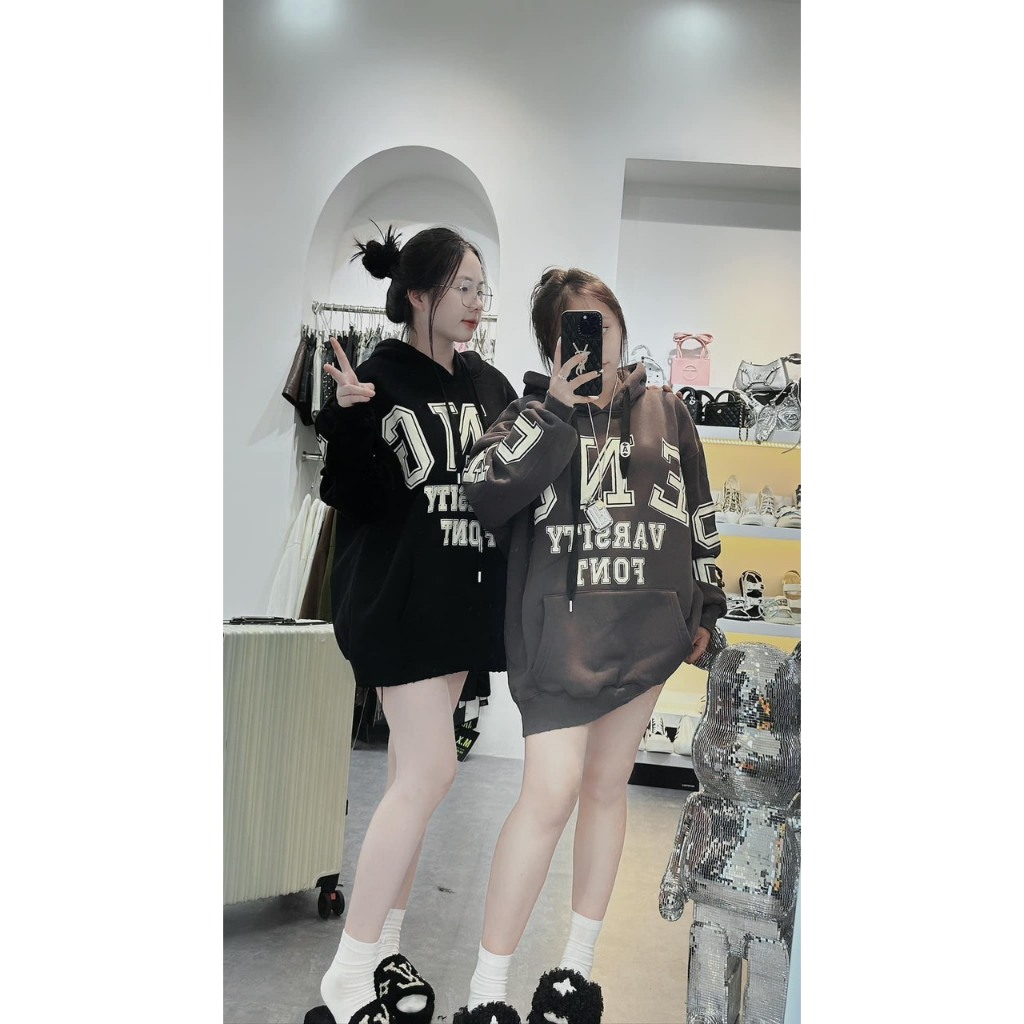 Áo Hoodie Nam Nữ , Áo Hoodie ÚNISEX In Chữ ENG Dây Mũ Bản To N18