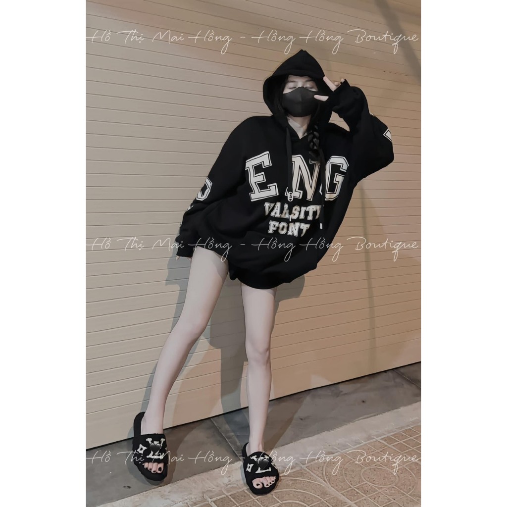 Áo Hoodie Nam Nữ , Áo Hoodie ÚNISEX In Chữ ENG Dây Mũ Bản To N18