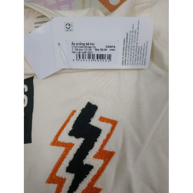 Áo phông cộc tay chất cotton bé trai Canifa