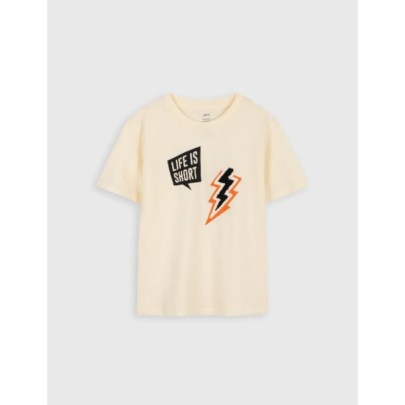 Áo phông cộc tay chất cotton bé trai Canifa