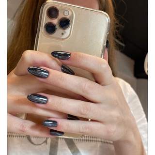 [H037] Nailbox tráng gương full đen mã 37