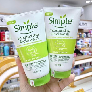 Sữa Rửa Mặt Simple Kind To Skin Moisturising Facial Wash (150ml)
