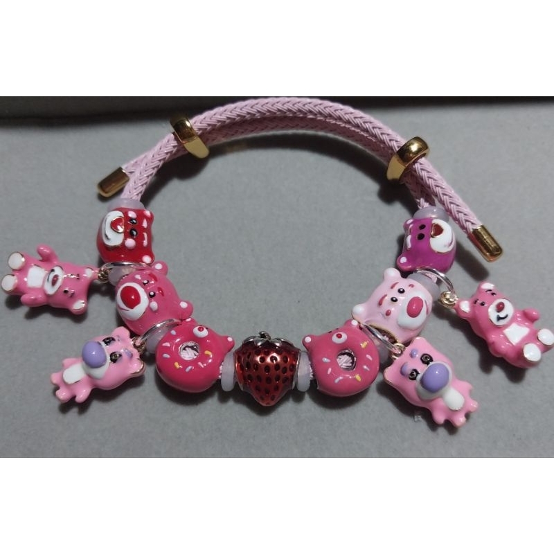 Charm gấu dâu hot -  Lotso Bears and Strawberry Disney