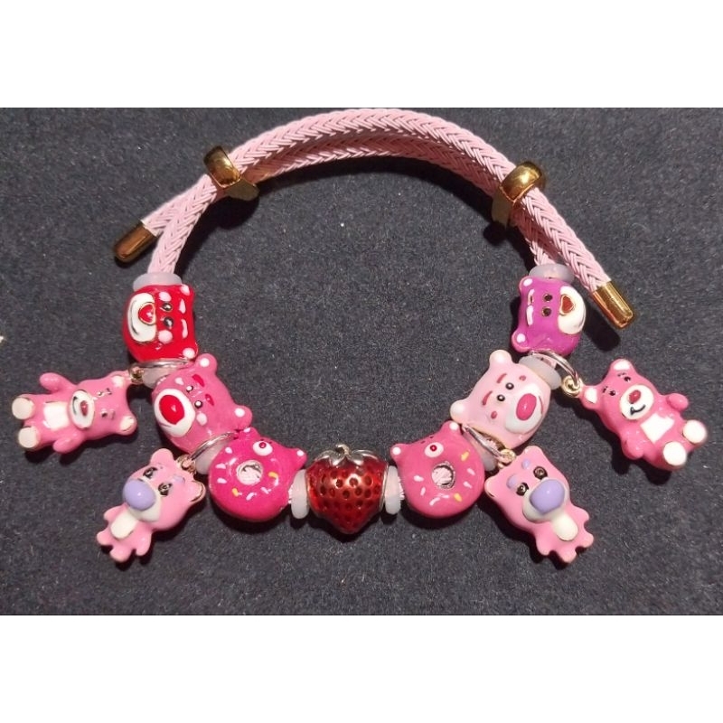 Charm gấu dâu hot -  Lotso Bears and Strawberry Disney